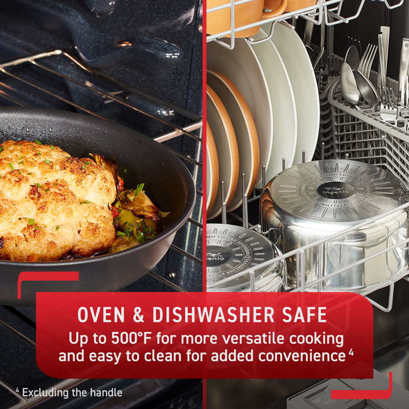 Tfal Ingenio Nonstick 2 Piece Fry Pan Set 3 Piece Induction Stackable